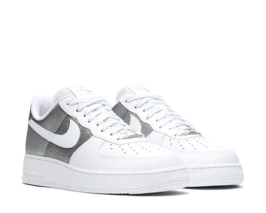 Nike Air Force 1 '07 White / White - Metallic Silver DD6629-100
