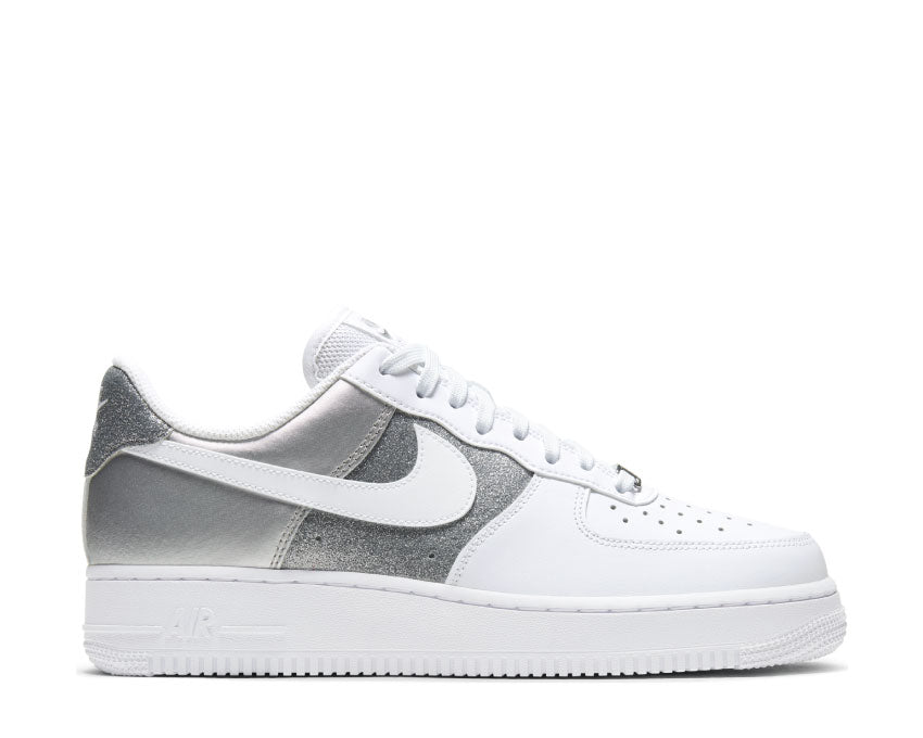Nike Air Force 1 '07 White / White - Metallic Silver DD6629-100