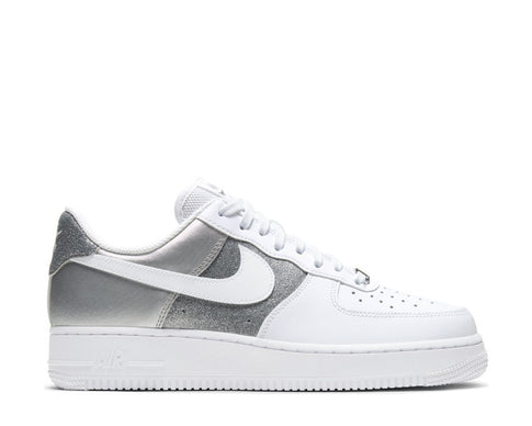 Nike Air Force 1 '07 White / White - Metallic Silver DD6629-100