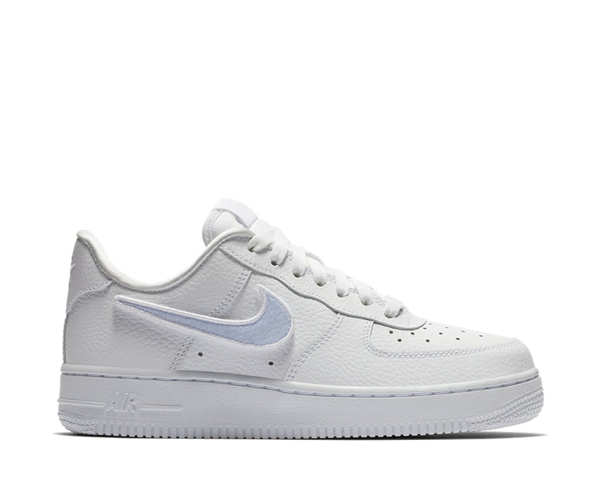 Nike Air Force 1-100 White Swoosh Velcro AQ3621-111