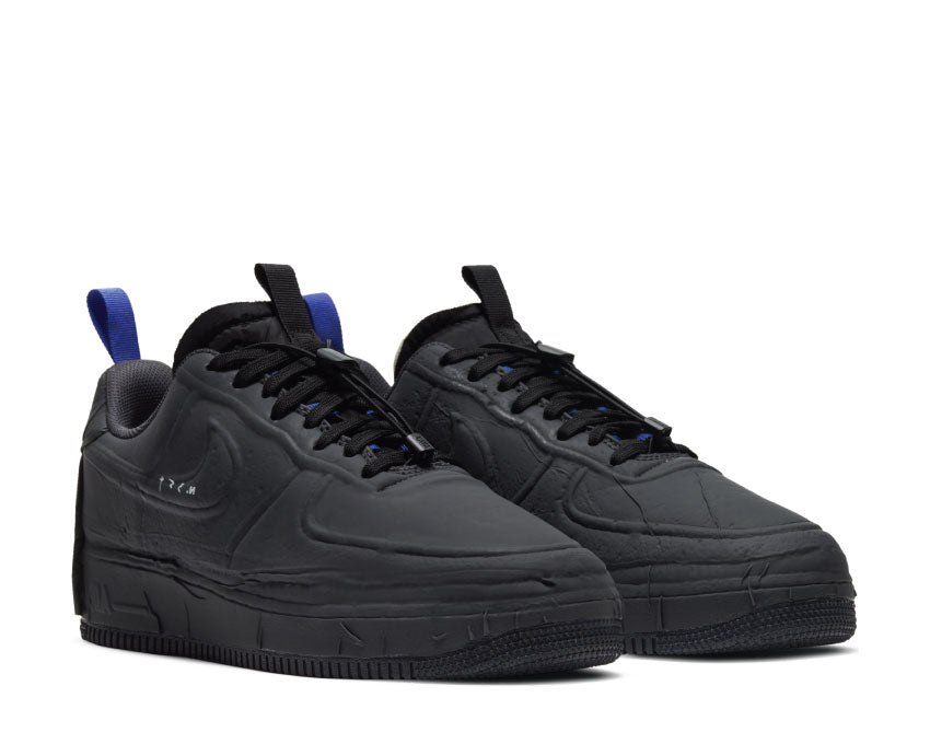 Nike Air Force 1 Experimental Black / Anthracite - Chile Red - Hyper Royal CV1754-001