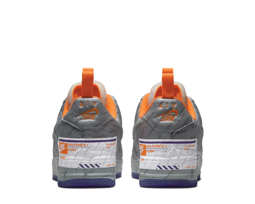 Nike Air Force 1 Experimental LT Smoke Grey / Court Purple - Total Orange CZ1528-001