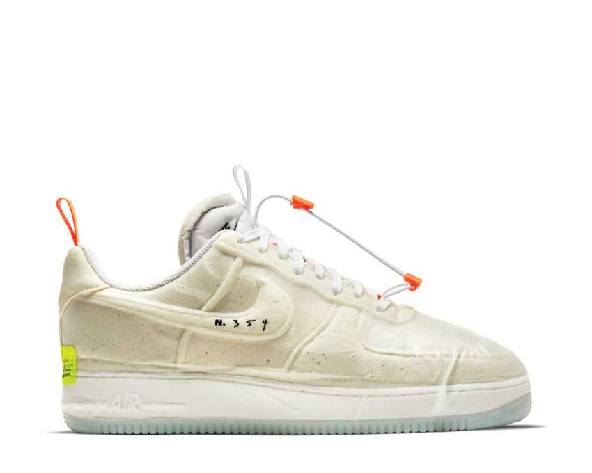 Nike Air Force 1 Experimental White / Sail - Atomic Orange - Black CV1754-100