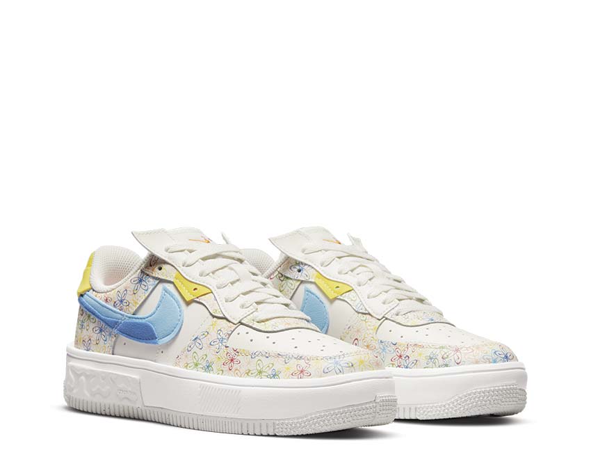 Nike Air Force 1 Fontanka&nbsp; Sail / University Blue - Vivid Sulfur DV3211-100