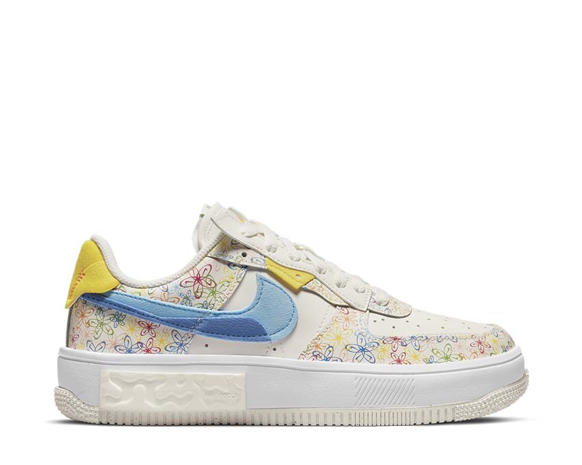 Nike Air Force 1 Fontanka&nbsp; Sail / University Blue - Vivid Sulfur DV3211-100