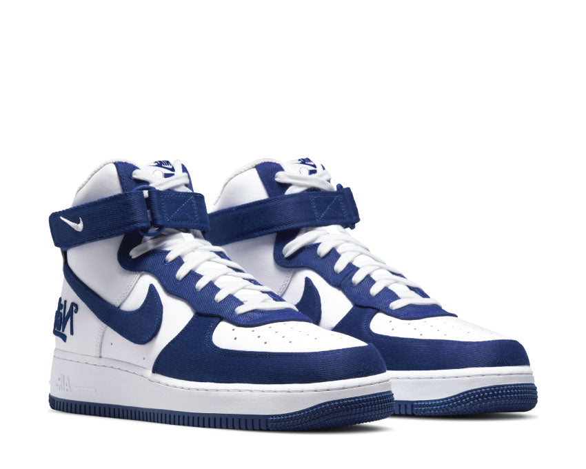 Nike Air Force 1 High '07 EMB White / Rush Blue - Rush Blue - White DC8168-100