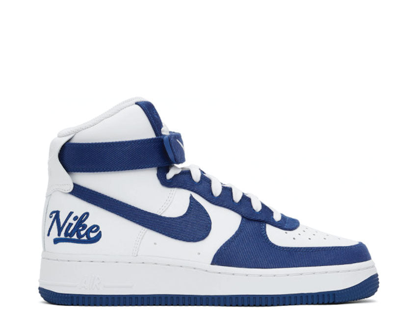 Nike Air Force 1 High '07 EMB White / Rush Blue - Rush Blue - White DC8168-100