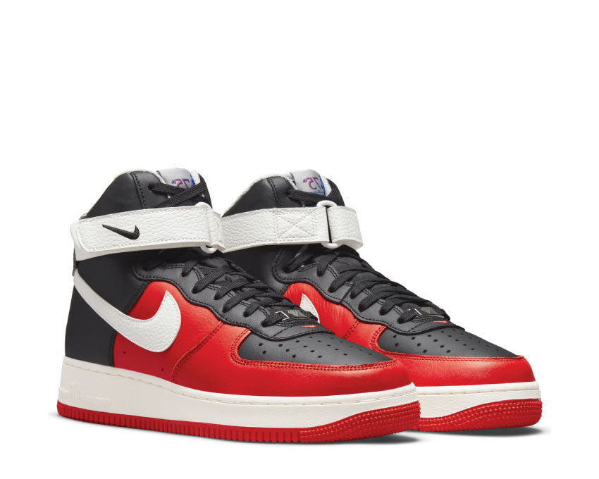 Nike Air Force 1 High '07 LV8 Black / Grey Fog - Chile Red - Sail DC8870-001