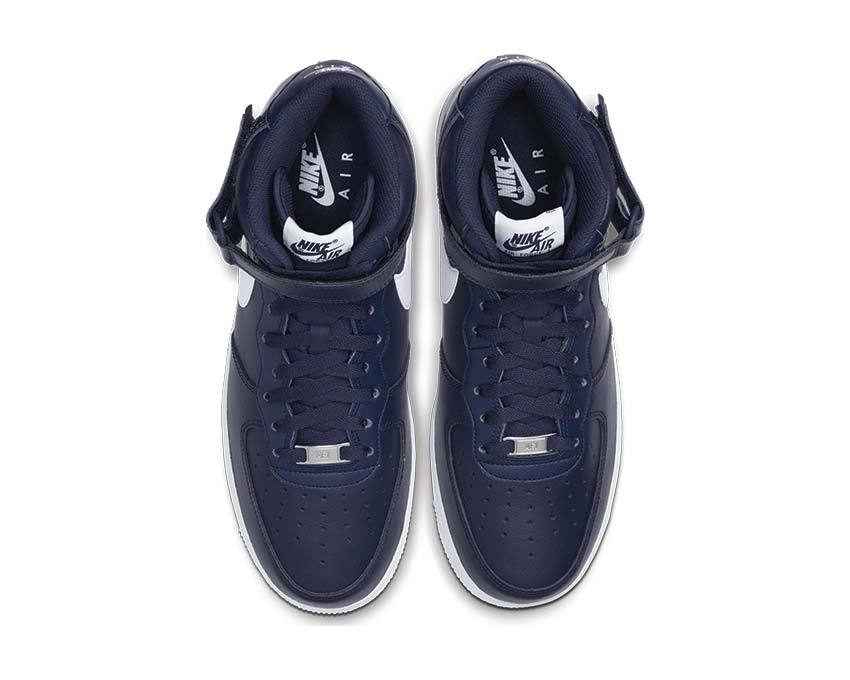 navy blue air force 1 mid