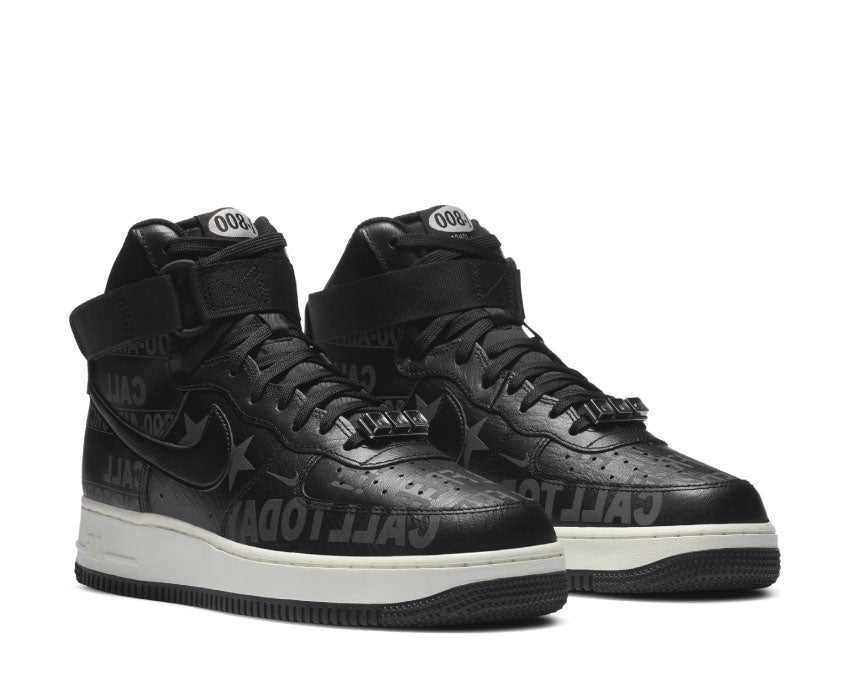 Nike Air Force 1 High '07 Premium Black / Black - Sail - Vast Grey CU1414-001