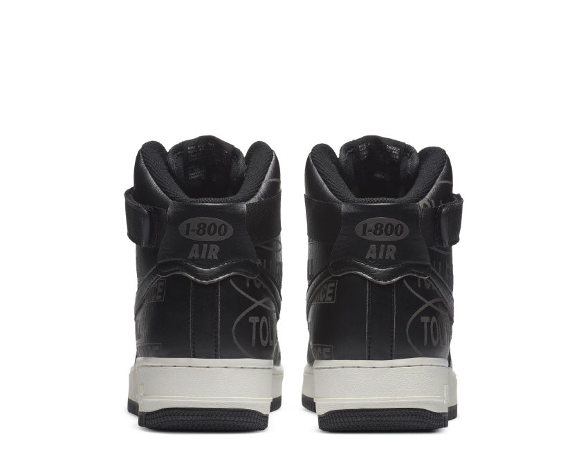 Nike Air Force 1 High '07 Premium Black / Black - Sail - Vast Grey CU1414-001