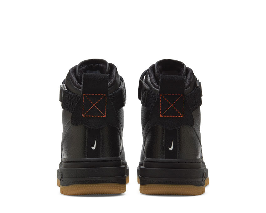 Nike Air Force 1 High Utility 2.0 Black / Summit White - Orange - Gum Red Brown DC3584-001