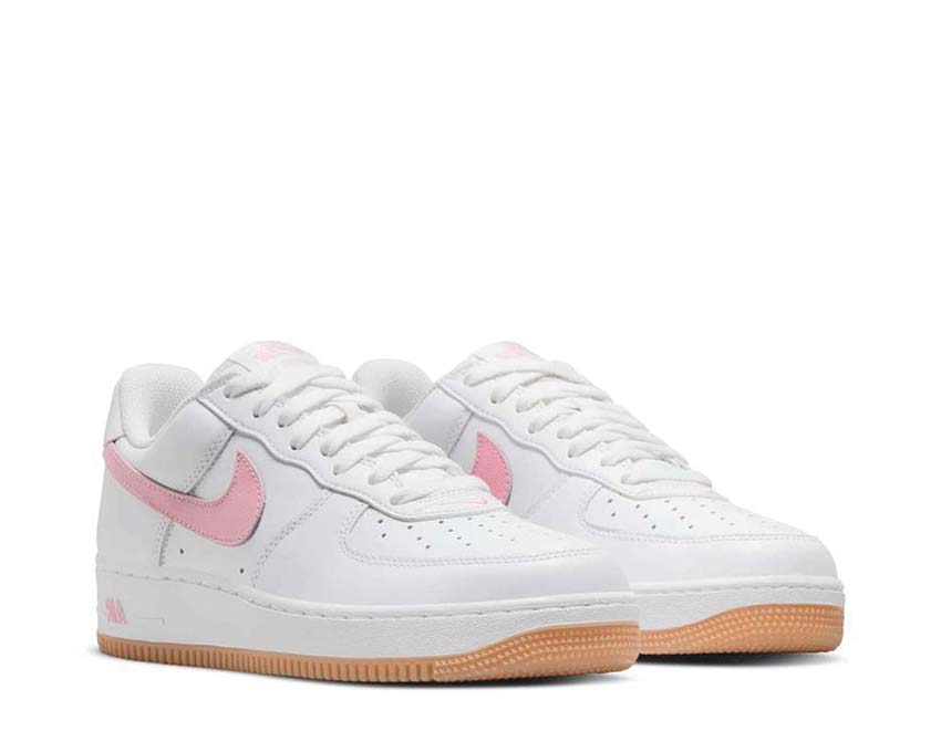 Nike Air Force 1 Low Retro&nbsp; White / Pink - Gum Yellow - Metallic Gold&nbsp; DM0576-101