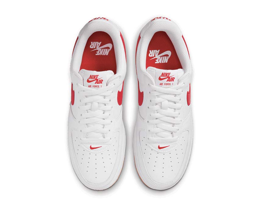 Nike Air Force 1 Low Retro White / University Red - Gum Yellow DJ3911-102