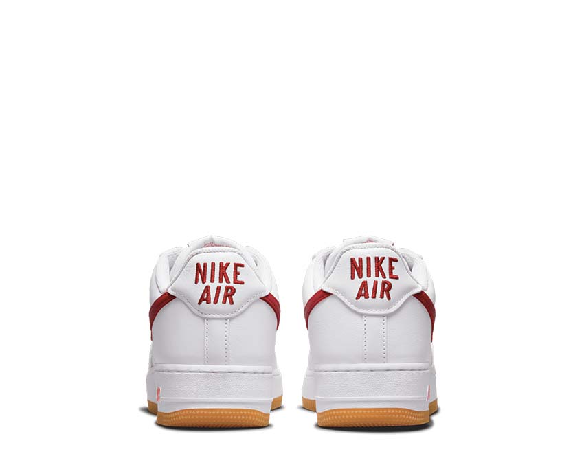 Nike Air Force 1 Low Retro White / University Red - Gum Yellow DJ3911-102