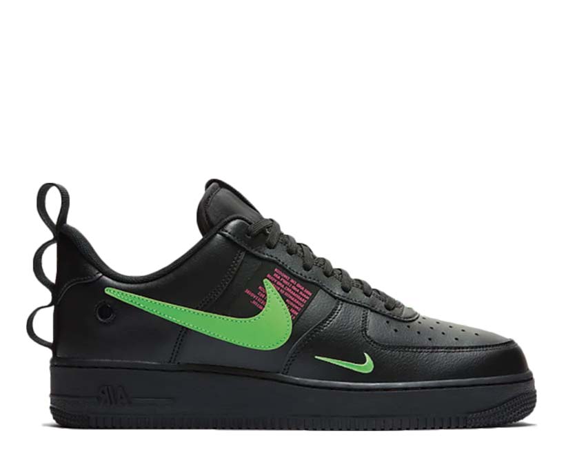 Nike Air Force 1 LV8 Utility Black / Scream Green - Hyper Pink CQ4611-001