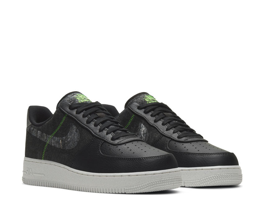 Nike Air Force 1 '07 LV8 Black / Clear - Electric Green - Light Bone CV1698-001