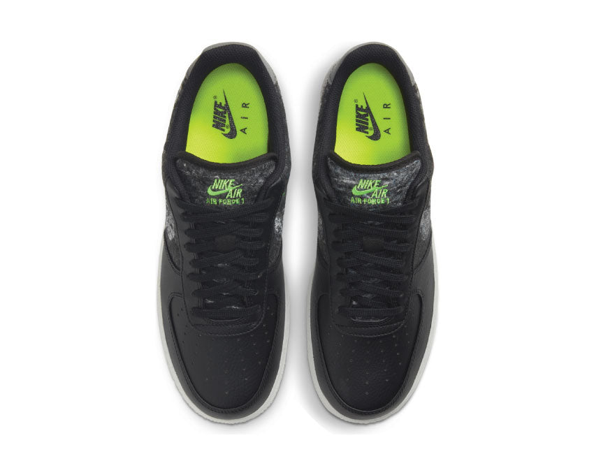 Nike Air Force 1 '07 LV8 Black / Clear - Electric Green - Light Bone CV1698-001