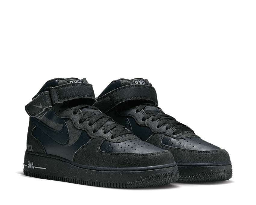 Nike Air Force 1 Mid '07 LX Off Noir / Off Noir - Black - LT Smoke Grey DQ7666-001
