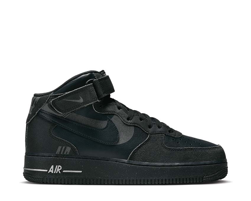 Nike Air Force 1 Mid '07 LX Off Noir / Off Noir - Black - LT Smoke Grey DQ7666-001