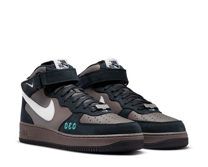 Nike Air Force 1 Mid NH 2 Cave Stone / White - Off Noir - Washed Teal DR0296-200