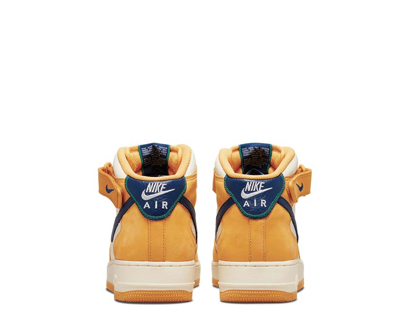 Nike Air Force 1 Mid Pollen / Blue Void - Cashmire - Green Noise DO6729-700