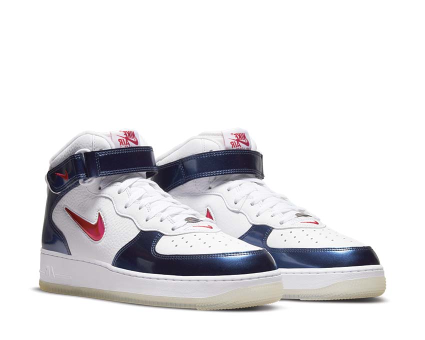 Nike Air Force 1 Mid QS White / University Red - Midnight Navy - White DH5623-101