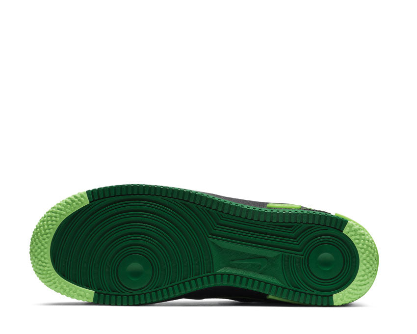 Nike Air Force 1 React Black / Green Strike - Pine Green CW3918-001