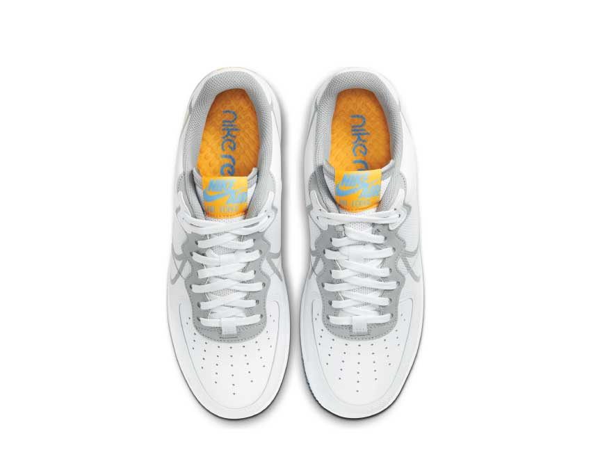Nike Air Force 1 React White / LT Smoke Grey - University Gold CT1020-100