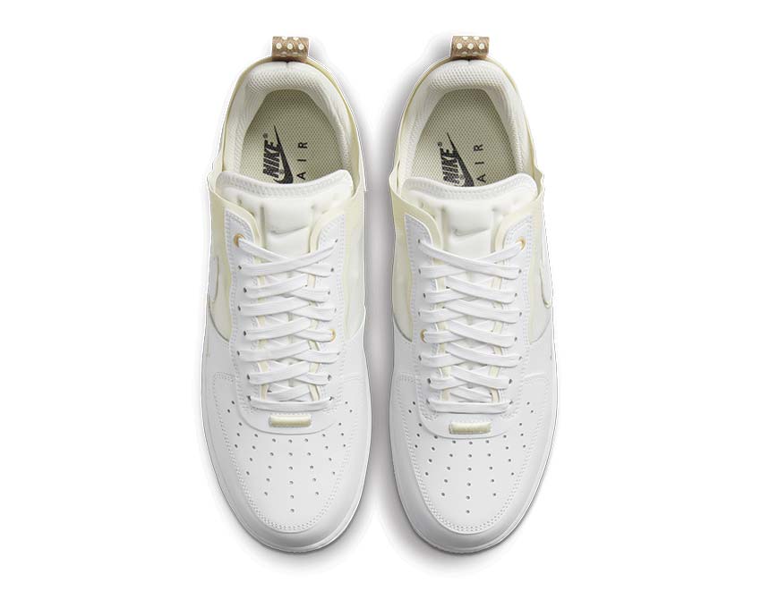 Nike Air Force 1 React White / White - Coconut Milk - LT Iron Ore DH7615-100