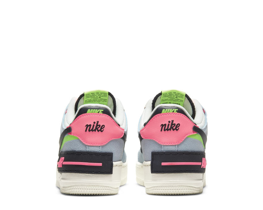 Nike Air Force 1 Shadow Sail / Black - Sunset Pulse - LT Armory Blue CU8591-101