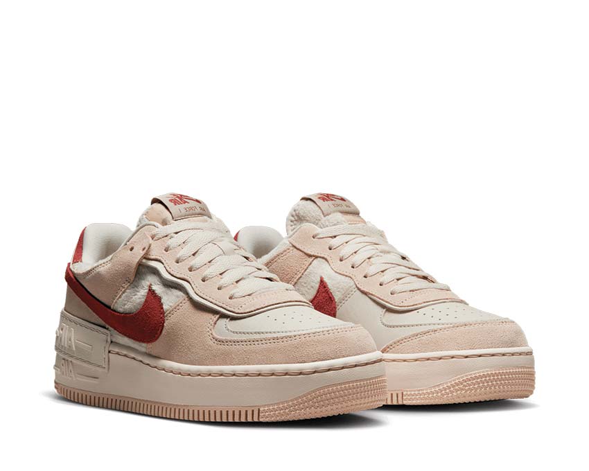 Nike Air Force 1 Shadow Shimmer / Mars Stone - Sanddrift - Pearl White DZ4705-200