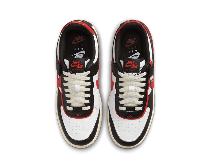 Nike Air Force 1 Shadow Summit White / University Red - Black - White DR7883-102