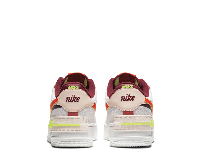Nike Air Force 1 Shadow Team Red / Orange - Orange Pearl - Volt CU8591-600