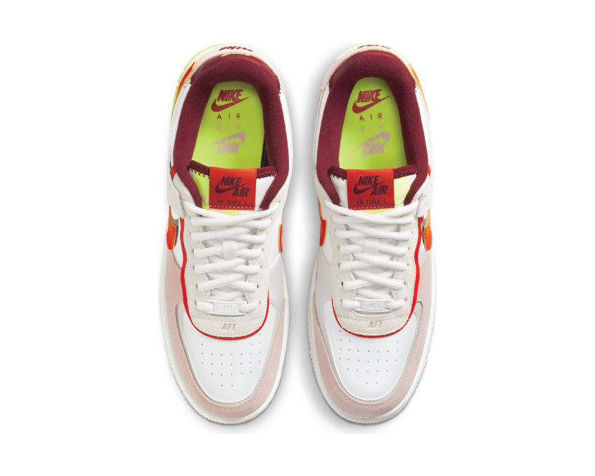 Nike Air Force 1 Shadow Team Red / Orange - Orange Pearl - Volt CU8591-600