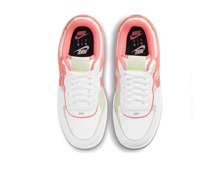 Nike Air Force 1 Shadow White / Magic Ember - Crimson Bliss - Lime Ice CI0919-110 