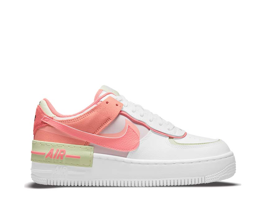 Nike Air Force 1 Shadow White / Magic Ember - Crimson Bliss - Lime Ice CI0919-110 