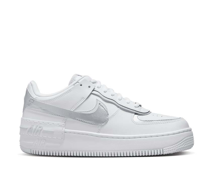 Nike Air Force 1 Shadow White / Metallic Silver - Pure Platinum CI0919-119