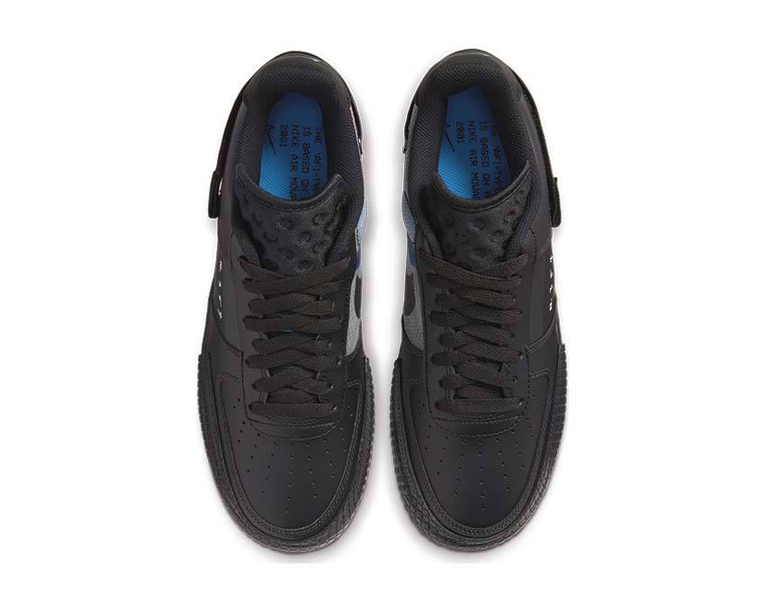 Nike Air Force 1 Type Black / Photo Blue - Platinum Tint AT7859-001