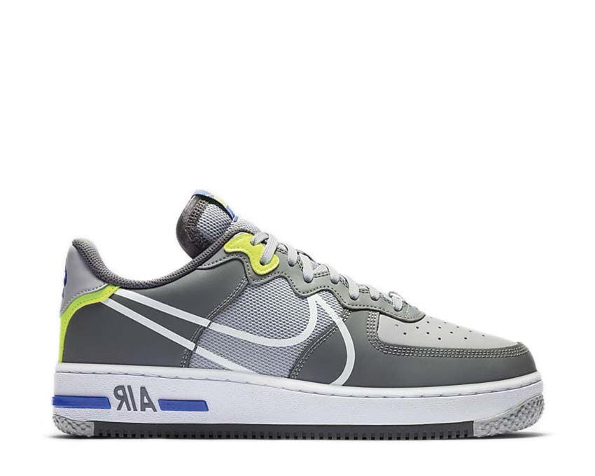 Nike Air Force 1 Wolf Grey / White - Smoke Grey - Dark Grey CD4366-002