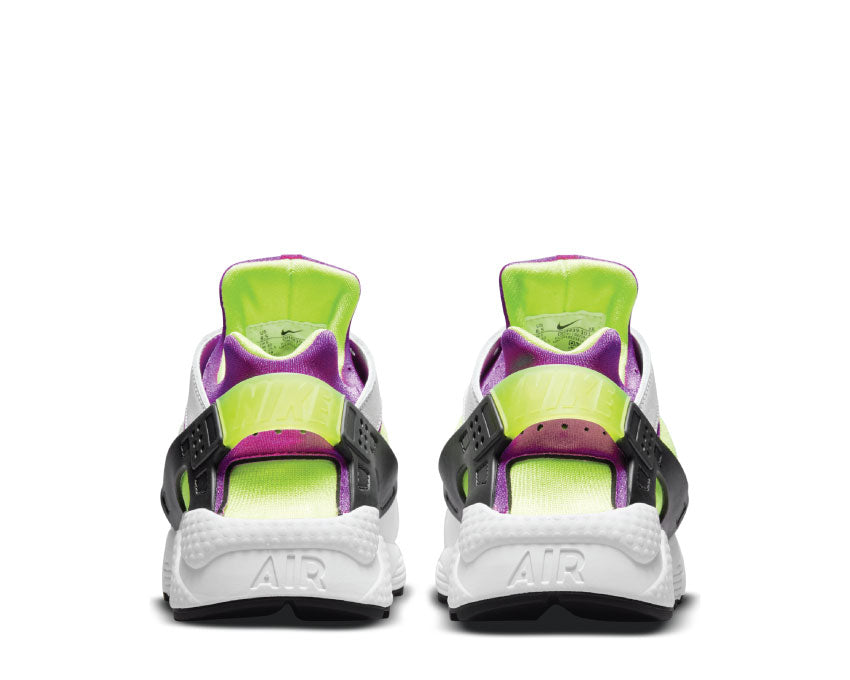 Nike Air Huarache White / Neon Yellow - Magenta - Black DH4439-101