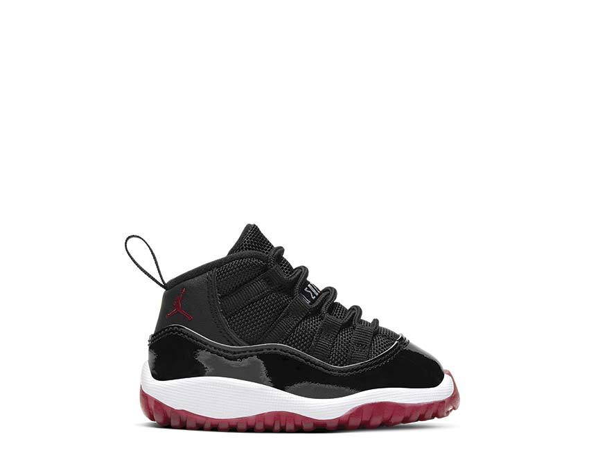 Air Jordan 11 Retro 3/4 Bred Black True Red White 378040-061