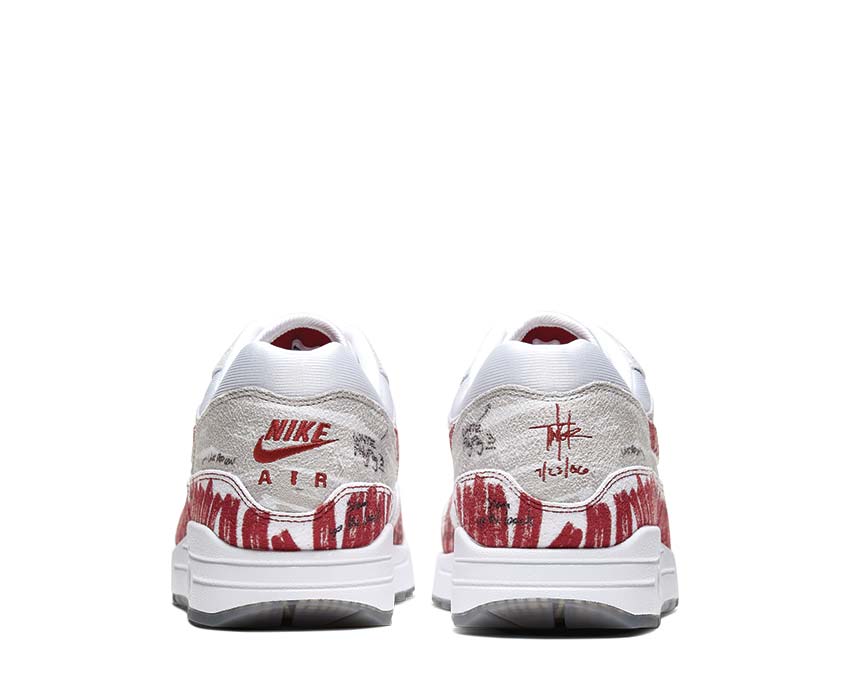 Nike Air Max 1 Tinker "Sketch To Shelf" White / University Red - Neutral Grey CJ4286-101