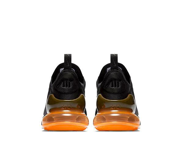 Nike Air Max 270 Black Total Orange AH8050-008