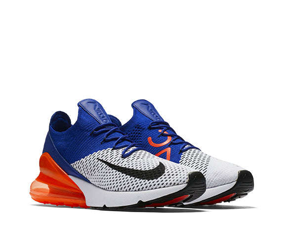 Nike Air Max 270 Flyknit Racer Blue Total Crimson AO1023-101