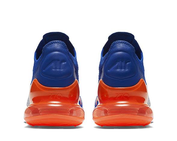 Nike Air Max 270 Flyknit Racer Blue Total Crimson AO1023-101