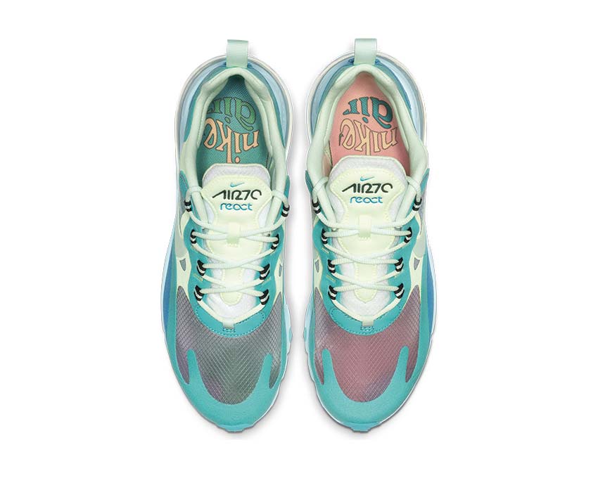 Nike Air Max 270 React Hyper Jade Frosted Spruce Barely Volt AO4971-301
