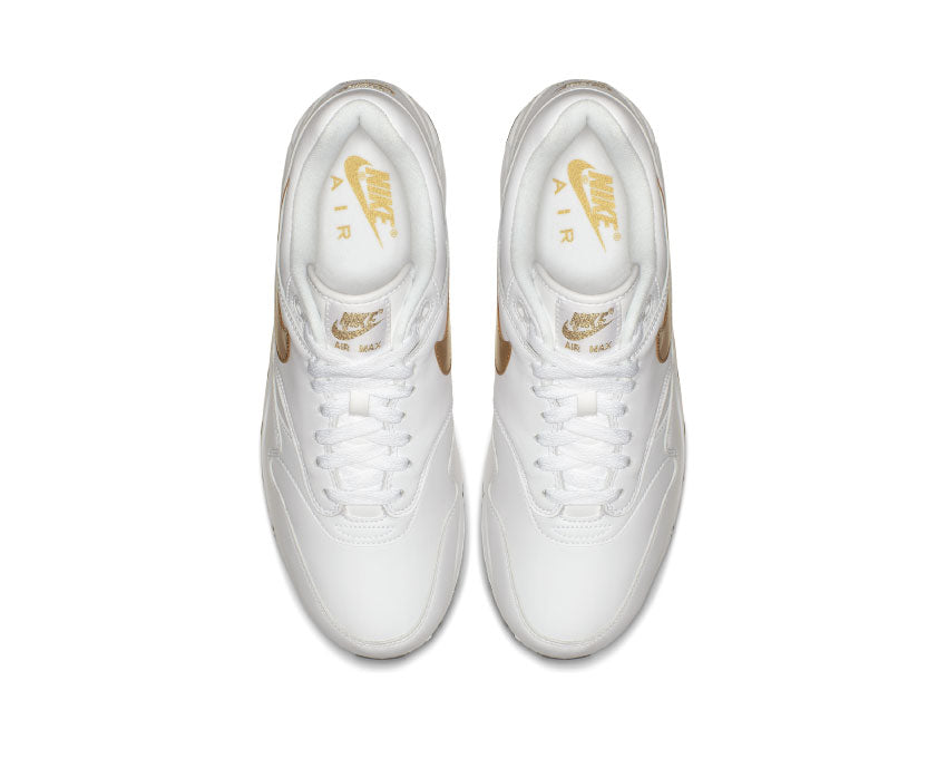 Nike Air Max 90/1 White Metallic Gold Black AJ7695 102