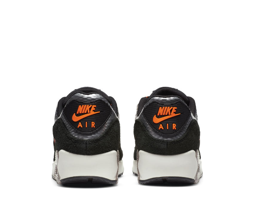 Nike Air Max 90 3M Light Bone / Black - Total Orange CZ2975-001