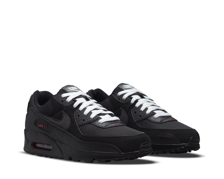 Nike Air Max 90 Black / Black - Sport Red - White DC9388-002